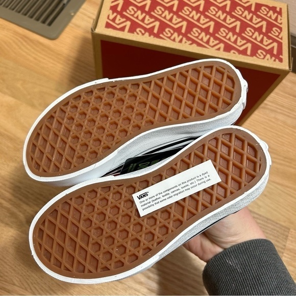 Vans Glow in the Dark Spider Web Sneakers Shoes NEW  Sz 1 Youth Kids - Picture 5 of 7